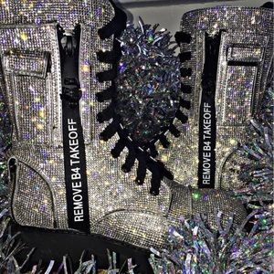 Billionaire Bling Boots (new in box/never worn)